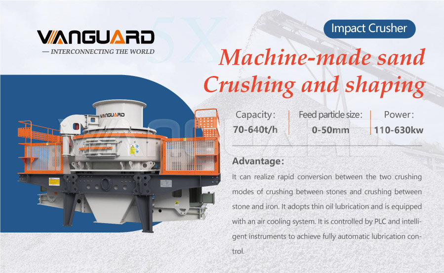 stone crusher, sand making machine, Vanguard Machinery