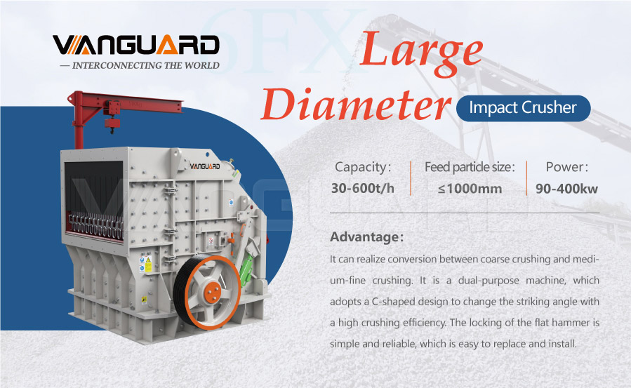 stone crusher, impact crusher, Vanguard Machinery