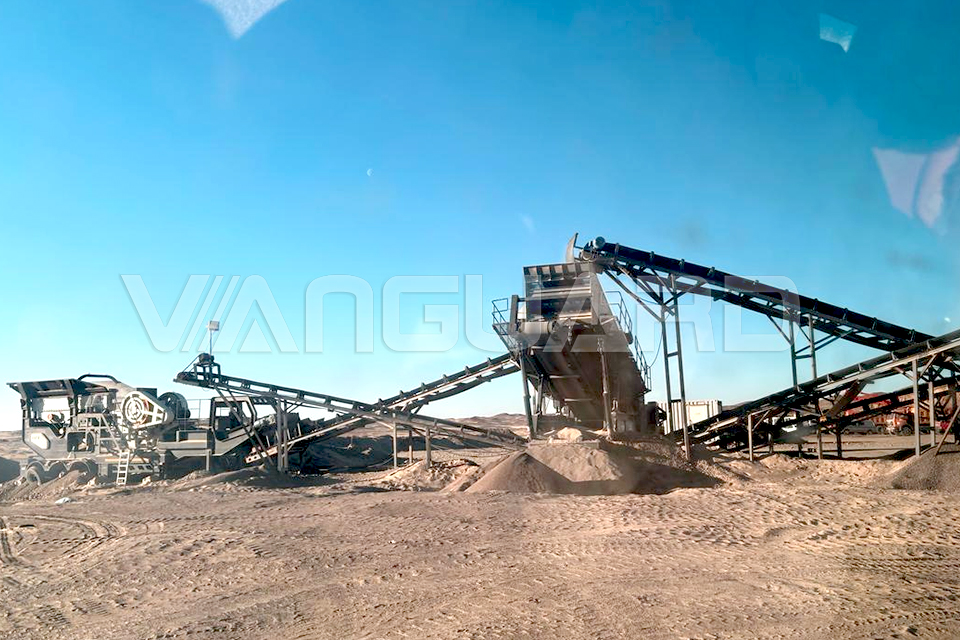 mobile stone crusher, granite impact crusher, Vanguard Machinery