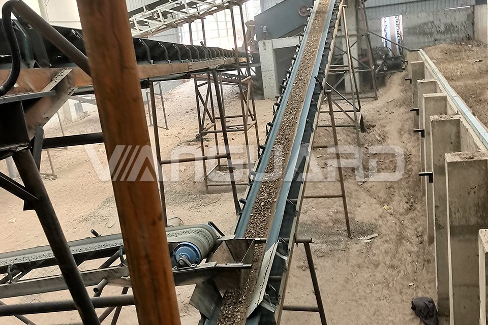 machine-made-sand production line, river stone crushing plant site, cone crusher, fine crushing plant site, Vanguard Machinery